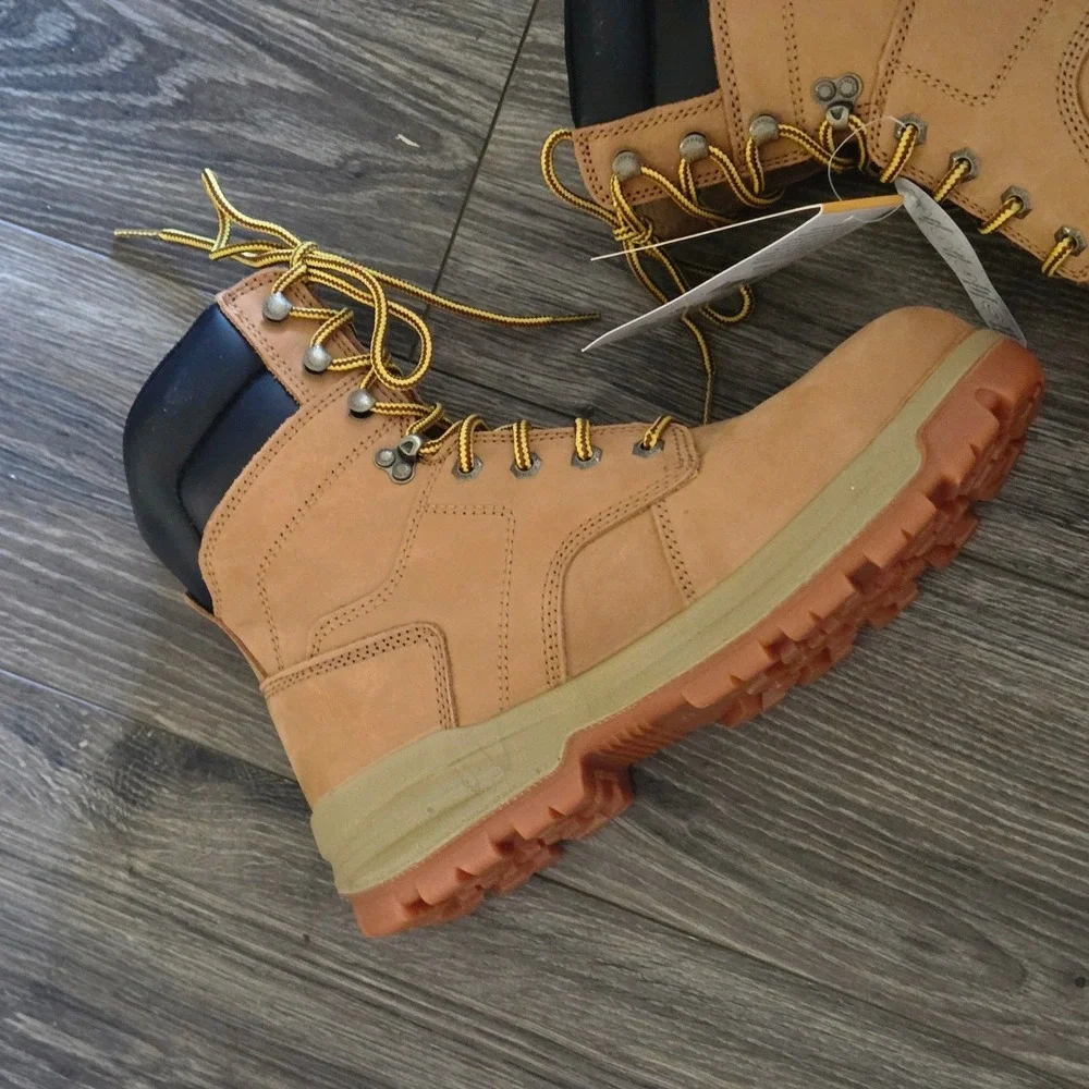 Herman‎ Survivors Grizzly Leather Boots Mens 9.5W Wheat Steel Toe Work Boots New